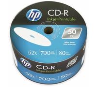 HP CD-R 80Min, 700MB, 52x, Bulk-Pack, 50 CDs, imprimable