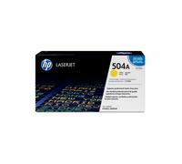 HP CE252A Cartouche de Toner LaserJet Jaune 504A, Rendement 7000 Pages, Technologie Laser, Compatible Imprimantes HP, 390x164x206 mm