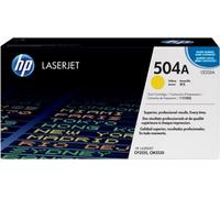 HP CE252YC 504A Cartouche toner jaune Contract, 7000 pages ISO IEC 19798 pour Color LaserJet CM 3500 Series CP 3520 Series 3523 3525 Series 3527 3529