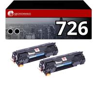 HP CE285A/CE278A/CB435A/CB436A Lot de 2 Toners génériques Noirs - Remplace 85A/78A/35A/36A