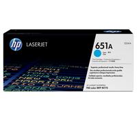 HP Cartouche de toner 651A (CE341A) Cyan Original