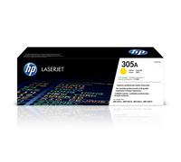 HP CE412A 305A Original LaserJet Toner Cartridge, Yellow, Single Pack Standard Y