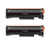 HP CF244A Noir Pack de 2 cartouches de toner génériques - Remplace 44A