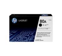 HP CF280A - Toner LaserJet Noir 80A Original - Rendement 2560 pages - Imprimantes HP LaserJet Pro et MFP - 340x109x205mm - 850g