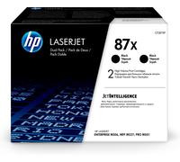 HP Cartouches de toner 87X LaserJet – Lot de 2 Noir Grande capacité Authentiques (CF287XD)