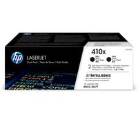 HP Toner 410X (CF410XD) Noir haute capacité Pack de 2 Original