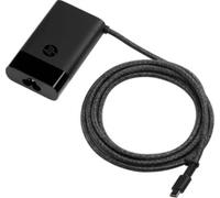 Hp - Chargeur Ordinateur Portable Pc 65w Noir Mat Compact Usb-C Eu