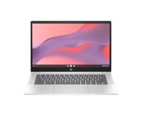 HP Chromebook 14a-nf0000sfx Ordinateur Portable 14" FHD IPS, PC Portable (Intel Processor N100, RAM 8 Go, SSD 128 Go, Intel UHD Graphics, Windows 11), Laptop Argent, Clavier AZERTY