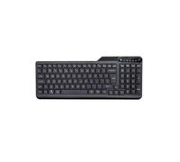 HP Clavier Bluetooth multi-périphériques 460, Taille réelle (100 %), Sans fil, Bluetooth, Clavier mécanique, Noir 7N7B8AA#ABB