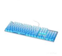 HP Clavier de jeu mécanique filaire GK400F avec interrupteur marron à LED | Anti-ghosting pleine taille | Touches en ABS avec panneau en métal | Design ergonomique pour les jeux de bureau et sur PC |