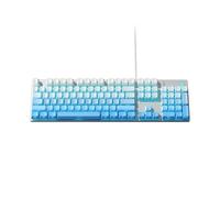 HP Clavier de jeu mécanique filaire GK400F pour ordinateur de bureau et ordinateur portable (bleu)