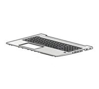 HP Clavier de remplacement avec boîtier pour ProBook 450 G6, Argent/Noir