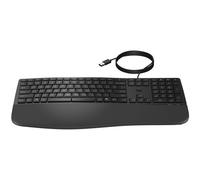 HP Clavier filaire 480 Comfort USB avec touches programmables et pavé numérique noir