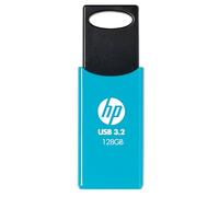 HP Clé USB 3.2 128GB, Bleu, jusqu'à 120Mo/s