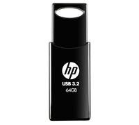 HP Clé USB 3.2 64GB, Noir, jusqu'à 120Mo/s