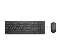 HP Ensemble clavier et souris sans fil HP230 18H24AA – Récepteur USB, saisie fluide – Noir