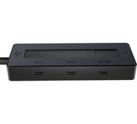 HP - PC Hub multiport 4K USB-C, câble Tout-en-Un, Puissance jusqu'à 65 W, 4 Ports USB-C avec Vitesse jusqu'à 10 Gbps, Compatible avec Windows 10, Windows 11, WoA, ChromeOS, Android, MacOS, iPadOS,