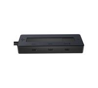 HP Concentrateur USB-C 4K 6G842AA#ABB : 4 Ports USB 3.2 Gen 2 Type-C, Power Delivery 65W, DisplayPort Alt Mode, Compatible Windows/macOS/Android