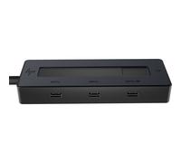 HP - PC Hub multiport 4K USB-C, câble Tout-en-Un, Puissance jusqu'à 65 W, 4 Ports USB-C avec Vitesse jusqu'à 10 Gbps, Compatible avec Windows 10, Windows 11, WoA, ChromeOS, Android, MacOS, iPadOS,