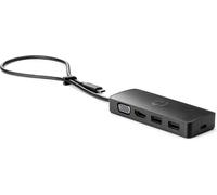 HP Station d'accueil Travel Hub G2 - 6 en 1 USB-C VGA HDMI USB-A - Noir