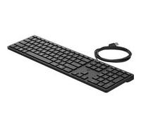 HP Desktop 320K - Clavier - USB - QWERTY - Anglais - pour HP 34; Elite Mobile Thin Client mt645 G7; Pro Mobile Thin Client mt440 G3 G