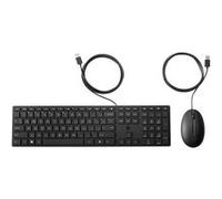 HP Desktop 320MK - Ensemble clavier et souris - Allemand - pour EliteBook 830 G6; Presence Small Space Solution with Zoom Rooms G