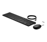 HP Desktop 320MK - Ensemble clavier et souris - full size - USB - Espagnol - noir Noir G