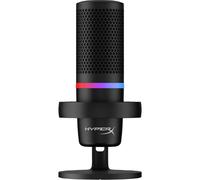 HP DuoCast - microphone USB (noir) - Éclairage RGB, Microphone de console de jeu, 32 Ohm, 24 bit, 96 kHz, Avec fil, USB 4P5E2AA