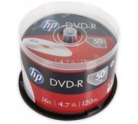 HP DVD-R 4.7GB, 120Min, 16x, Cakebox, 50 CDs