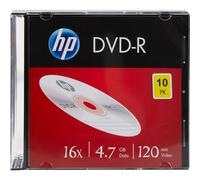 HP DVD-R non imprimable DME00085-3 4.7GB 16x slim case 10-pack