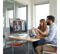 HP E24mv G4 Moniteur de conférence FHD Écran FHD de 23,8 pouces avec webcam, microphone et haut-parleurs intégrés, pour des visioconférences