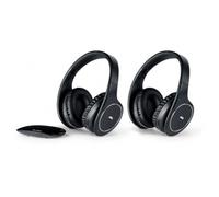 Meliconi Casques TV HP Easy Digital Bundle – 2 casques stéréo sans fil 100% numériques – Noir