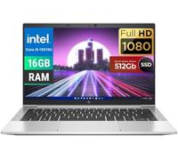 HP EliteBook 830 G7 Ordinateur d'affaires, ordinateur portable 13,3" FHD, Intel Core i5-10310U, 16 Go de RAM, 512 Go de SSD, clavier US QWERTY, Windows 11 Pro (renouvelé)