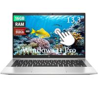 HP EliteBook 830 G8 Touchscreen Laptop Business, 13,3" FHD (1920 x 1080) Touch, Intel Core i7-1185G7 3,0GHz, RAM 16 Go, SSD 512 Go, Clavier QWERTY US, Windows 11 Pro (renouvelé)