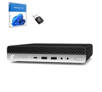 HP EliteDesk 800 G5 Mini Intel i5 9500t 6 cœurs | 16 Go de RAM | SSD 512 Go | Ordinateur multimédia professionnel avec garantie de 24 mois ! USB 3.0 | Wi-Fi | Windows 11 Professionnel 64 bits avec clé