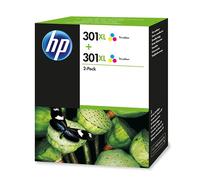 HP Encre D8J46AE No 301XL Pack 2 Tri-Color C/M/Y