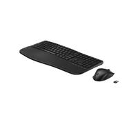 HP Ensemble Clavier et Souris Hybride 685 Comfort Noir - Sans Fil RF 2.4GHz/Bluetooth - Clavier 100% Profil Bas - Souris 4000 DPI - Windows/macOS/ChromeOS
