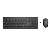 Ensemble clavier et souris Hp 230 - Ensemble clavier et souris - sans fil - R.-U. - pour HP 21, 22, 24, 27; Pavilion 24, 27, TP01; Pavilion Laptop 14, 15