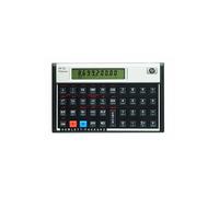 HP 12c calculatrice Bureau Calculatrice financière Aluminium, Noir