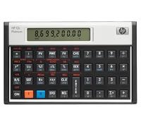 HP 12c calculatrice Bureau Calculatrice financière Aluminium, Noir