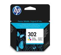 HP F6U65AE 302 Original Ink Cartridge, Tri-color, Single Pack