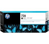 HP F9J68A - Cartouche d'encre Authentique 728 Noir Mat 300 ML, Grande capacité, avec Encre d'origine, pour Traceurs Grand Format DesignJet T730 et T830 et tête d'impression 729 DesignJet