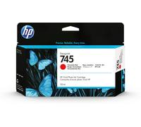 HP Cartouche d'encre DesignJet 745 rouge chromatique, 130 ml