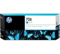 HP F9K17A - Cartouche d'encre Authentique 728 Cyan 300 ML, Grande capacité, avec Encre d'origine, pour Traceurs Grand Format DesignJet T730 et T830 et tête d'impression 729 DesignJet