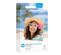 Hp Film Sprocket 3x4 (20) (3 X 4 Pouces), Papier Photo