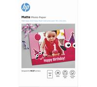 HP Papier photo mat 180 g/m² 10 x 15 cm 25 feuilles (7HF70A)