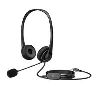 HP G2 - Micro-casque - sur-oreille - filaire - USB - noir ombré - pour HP 27; ENVY TE02; ENVY Laptop 13, 17, 17m; Laptop 14, 14s, 15, 15s, 17; Pavilion 24, 32