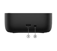 HP G6 - Station d'accueil - 2 x DP, HDMI, USB-C - 1GbE, 2.5GbE - Europe