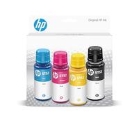 HP GT52 CMY/GT53 Lot de 4 bouteilles d'encre noire