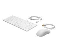 HP - Healthcare - ensemble clavier et souris - USB - Français - pour HP Z1 G8; EliteDesk 80X G6, 80X G8; EliteOne 800 G8; Engage One Pro; ProDesk 40X G6